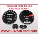 Honda GL1000 K0 LTD GoldWing face plates KM/H