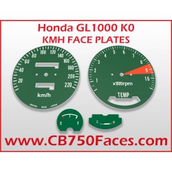 Honda GL1000 K0 GoldWing face plates KM/H