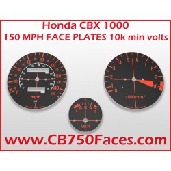 Honda CBX 1000 face plates 150 MPH