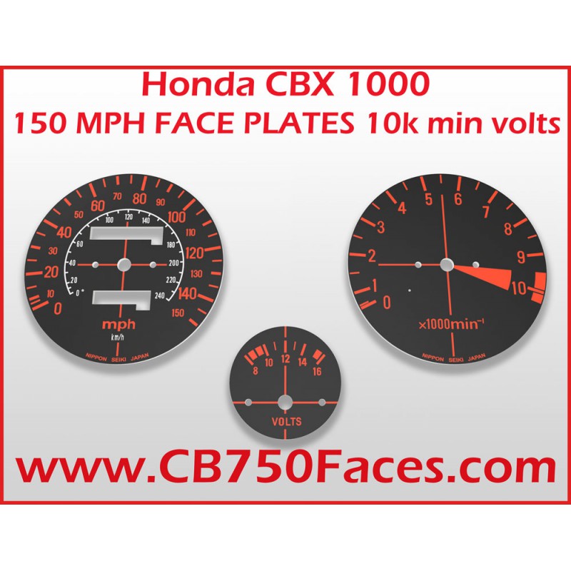 Honda CBX 1000 Tachoscheiben 150 MPH
