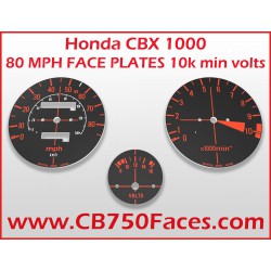 Honda CBX 1000 face plates 80 MPH