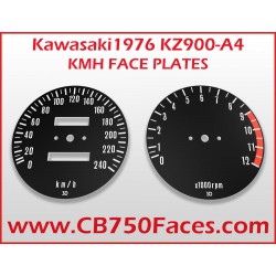 1976 Kawasaki KZ900-A4 face plates km/h