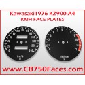 1976 Kawasaki KZ900-A4 tellerplaten km/h
