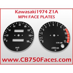 Kawasaki Z1 KZ900 KZ1000 Speedo MPH Speedometer Gauge 