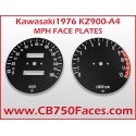 1976 Kawasaki KZ900-A4 Tachoscheiben mph