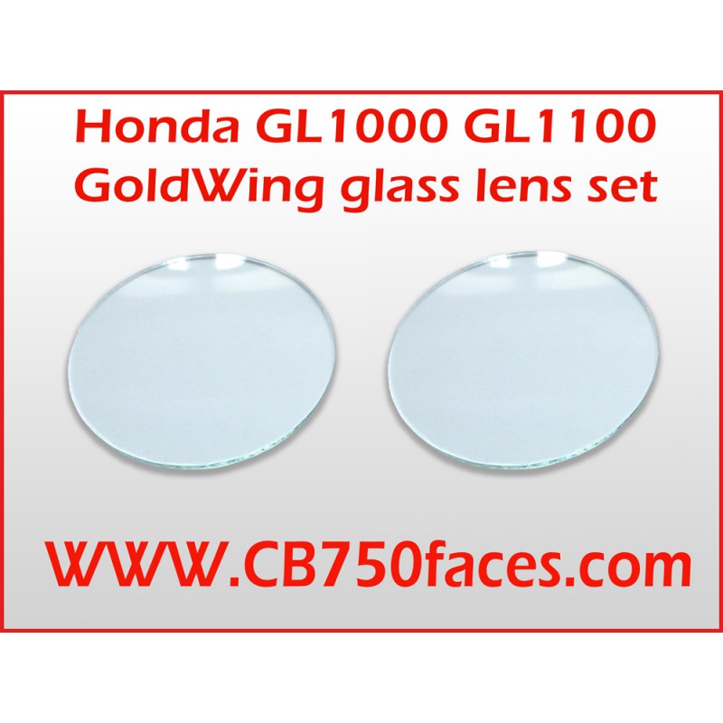 Honda GL1000 GL1100 GoldWing Zähler Glaslinsen Set 92 mm (2 Stück)