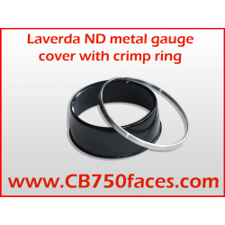 Laverda ND metal gauge cover with crimp ring