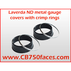 Laverda ND set of TWO metal...