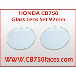 Honda CB750 Gauge glass lens set 92 mm (2 pcs)