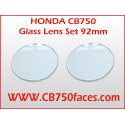 Honda CB750 Gauge glass lens set 92 mm (2 pcs)