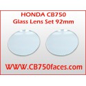 Honda CB750 Zähler Glaslinsen Set 92 mm (2 Stück)
