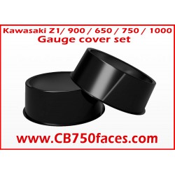 Kawasaki Z1 900 650 750 1000 set of TWO metal gauge covers