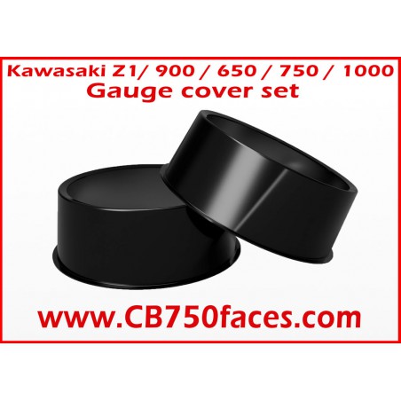 Kawasaki Z1/900/650/750/1000 set of TWO metal gauge covers