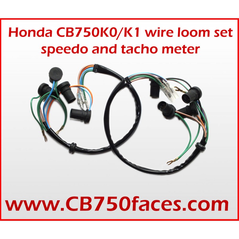 Honda CB750 K0 and K1 wire loom set speedo and tacho Honda CB750 K0 and K1 wire loom set speedo and tacho