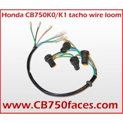 Honda CB750 K0 and K1 wire loom tacho meter