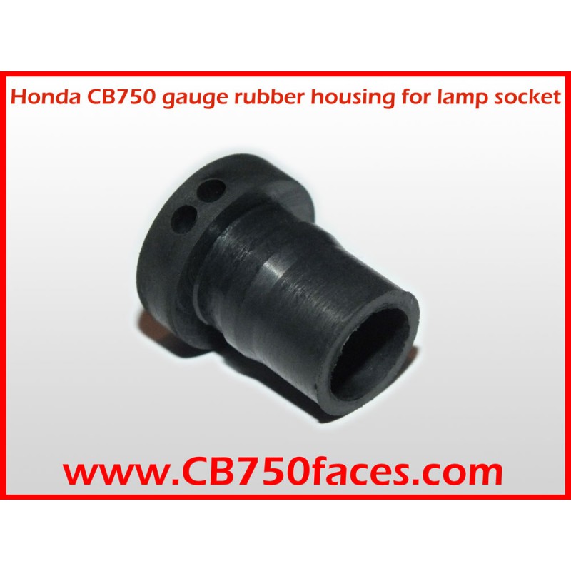 Rubber housing for lamp socket Honda CB750 gauges