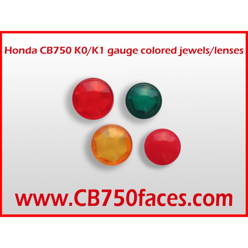 Honda CB750 K0 K1 Sandcast Set of four jewels/lenses