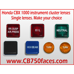 Honda CBX 1000 Idiot light instrument lenses NEW