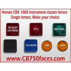 Honda CBX 1000 Idiot light instrument lenses single