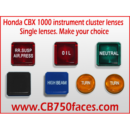 Honda CBX 1000 Idiot light instrument lenses NEW