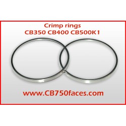 Honda CB350F / CB400F crimp ring set (2 pcs)