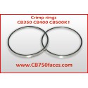 Honda CB350F / CB400F crimp ring set (2 pcs)