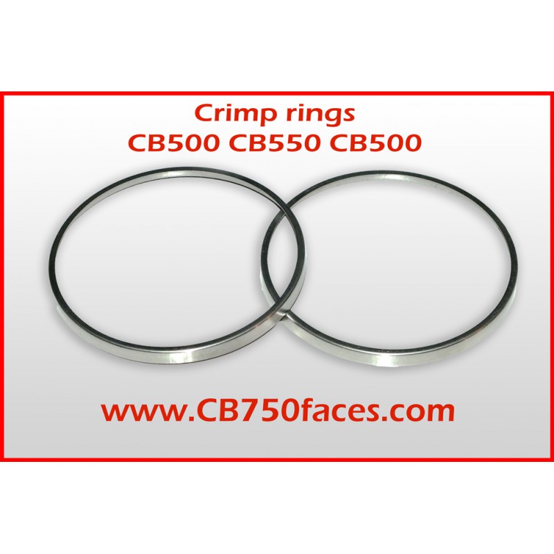 Honda CB550 crimp ring set (2 pcs) for speedometer and tachometer