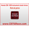 Honda CBX 1000 Idiot light instrument lenses single