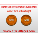 Honda CBX 1000 Idiot light instrument lenses single