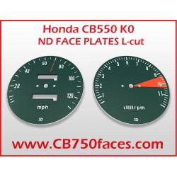 Honda CB550 K0 face plates mph L-cut