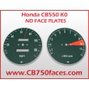 Honda CB550 K0 ND face plates mph
