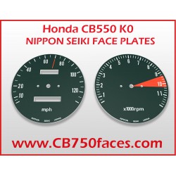 Honda CB550 K0 Nippon Seiki face plates mph