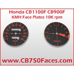 Honda CB1100F CB900F face plates Kilometers per Hour