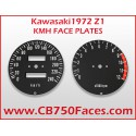 1972 Kawasaki Z1 face plates km/h