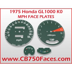 Honda Goldwing GL1000K0 1975 face plates