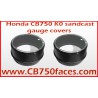 Honda CB750 K0 gauge cover set (2 pcs)