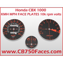 Honda CBX 1000 face plates km/h Canadian version