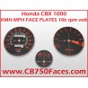 Honda CBX 1000 face plates km/h Canadian version