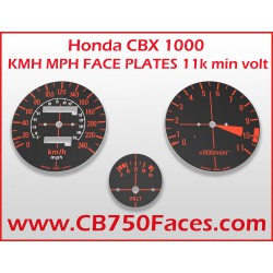 Honda CBX 1000 face plates km/h Canadian version