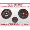 Honda CBX 1000 face plates km/h Canadian version