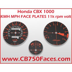 Honda CBX 1000 face plates km/h Canadian version