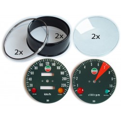 Laverda ND Zählerrestaurierungsset (Drehzahlmesser und Tachometer)