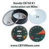 honda cb750 k1 gauge clock housing cover instrument restoration set