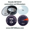Honda CB750 K7 - K8 gauge restoration set (tacho and speedo)