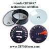Honda CB750 K7 - K8 gauge restoration set (tacho and speedo)
