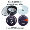 honda cb750 k7 gauge restoration speedometer tachometer clocks rev counter dial