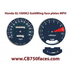 Honda GL1000 K2 GoldWing face plates MPH