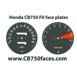 Honda CB750 F0 face plates gauges clock instruments restoration repair