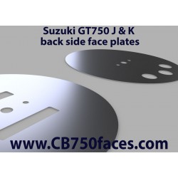 Suzuki GT750 J & K face plates mph