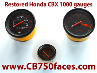 honda cbx 1000 restored gauges